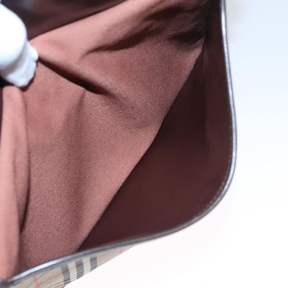 Burberry Nova Check Beige Canvas Clutch Bag (Pre-Owned) - Picture 11 of 16